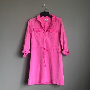 J Crew neon pink dress - size 4